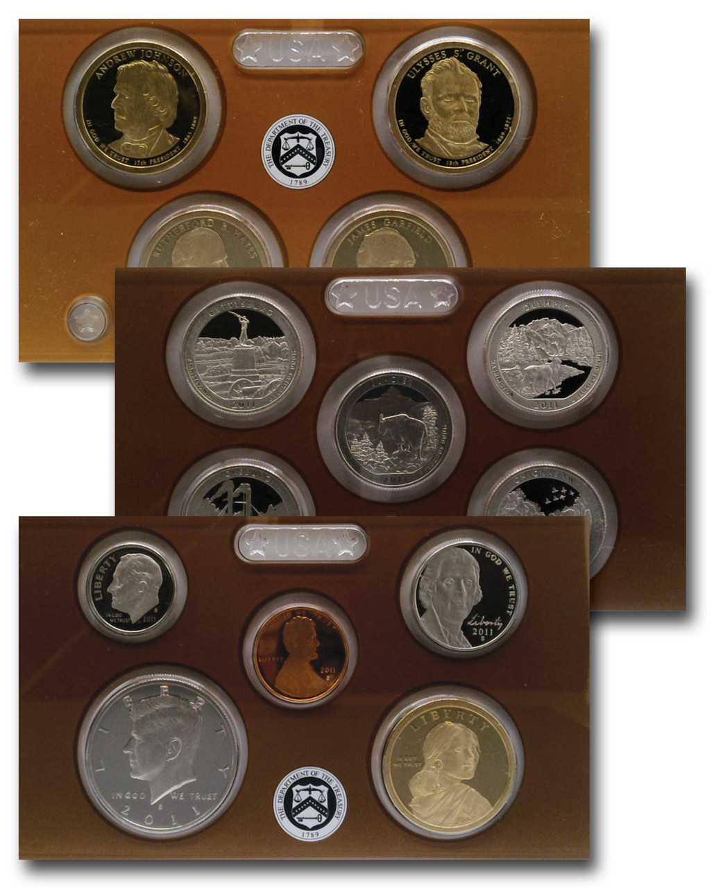 MCN050 - 30 Different US Proof Sets - Mystic Stamp Company