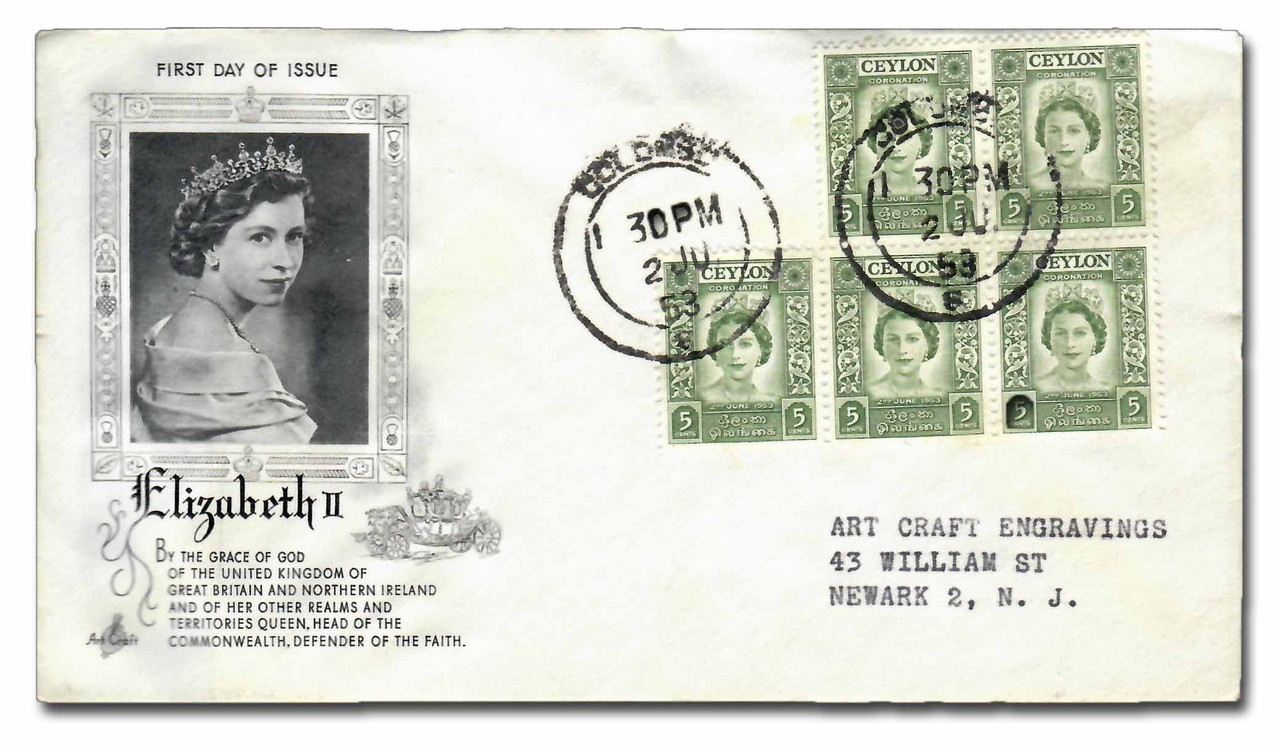 317 - 1953 Ceylon