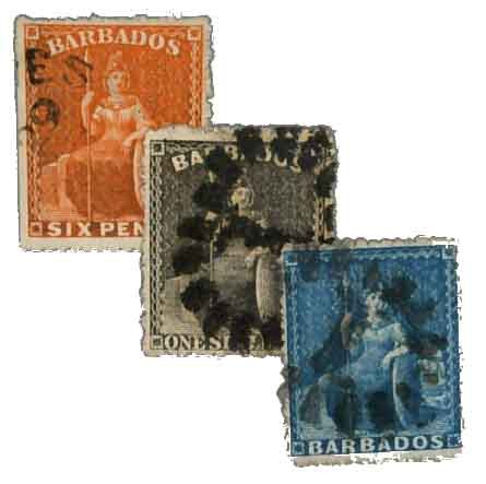 29//32 - 1871 Barbados