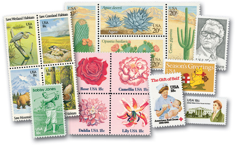YS1981C - 1981 Complete Commemorative Year Set, 42 stamps - Mystic