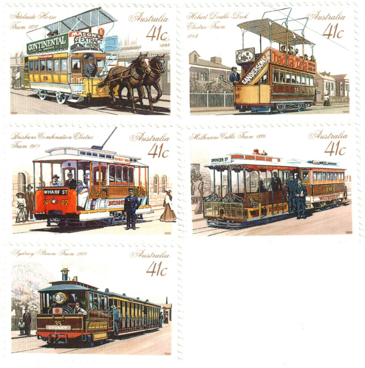 1154-58 - 1989 Australia