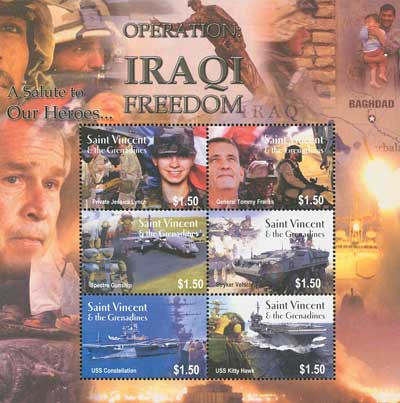 M10859 - 2003 St. Vincent #3144a-f 6v Mint