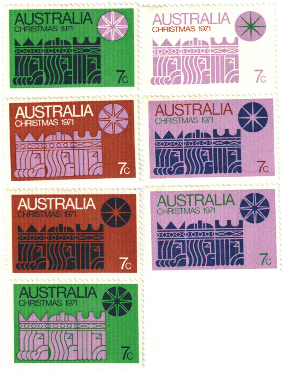508a-g - 1971 Australia