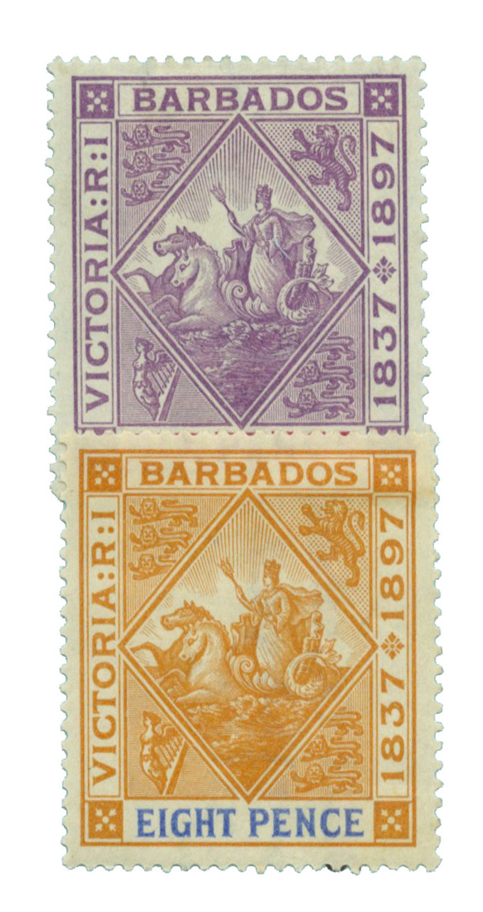 86-87 - 1897 Barbados