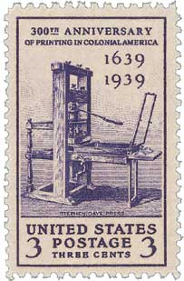 857 - 1939 3c Printing Tercentenary - Mystic Stamp Company