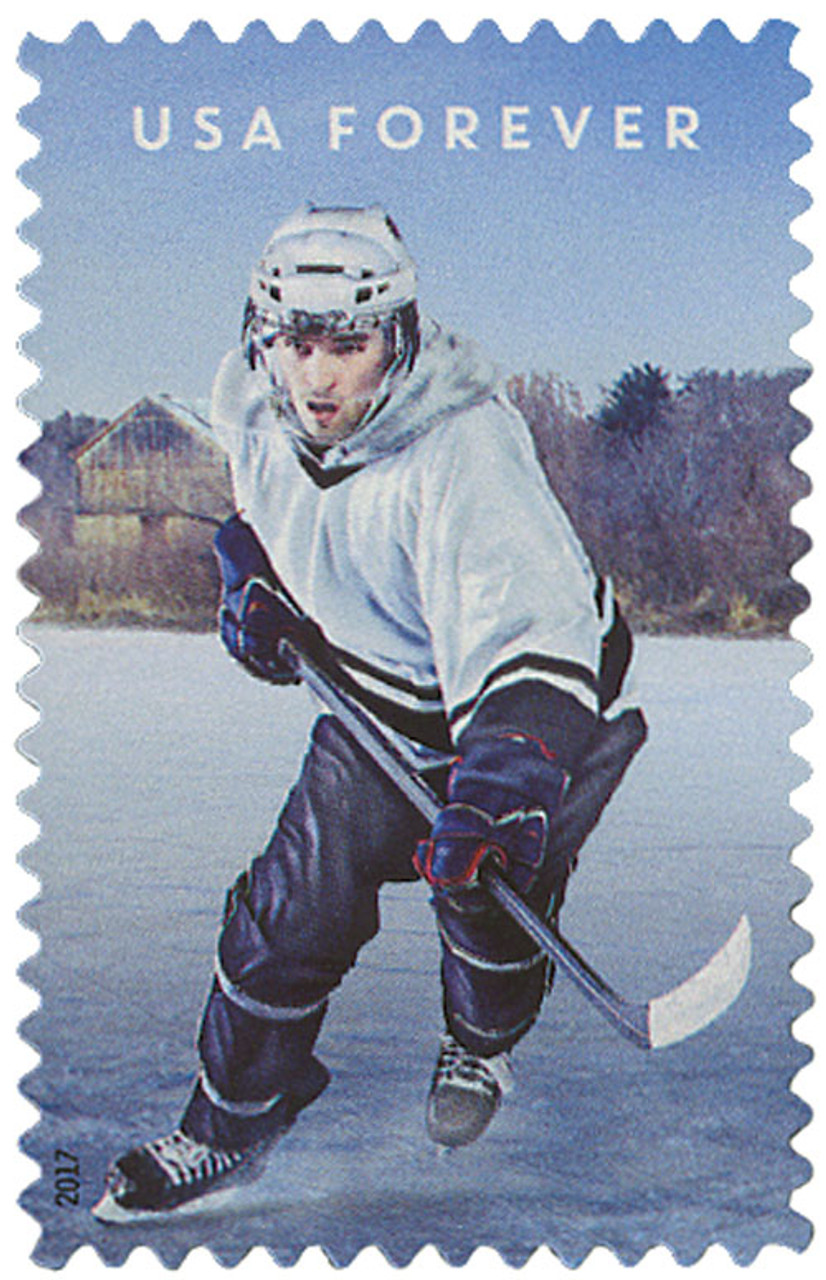 5252 - 2017 First-Class Forever Stamp - History of Hockey - Modern