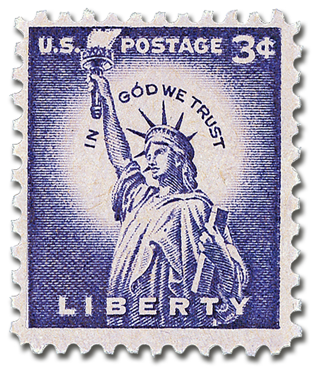 1035 - 1954 3c Liberty Series: Statue of Liberty