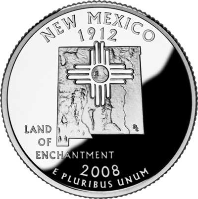 CNNM25D - 2008 New Mexico State Quarter, D Mint