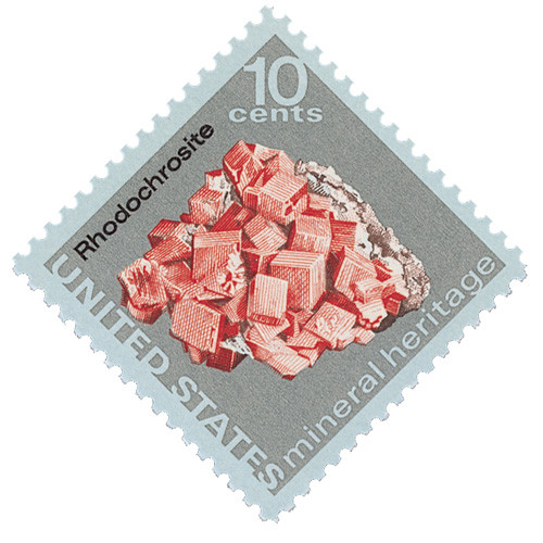 1541 - 1974 10c Mineral Heritage: Rhodochrosite - Mystic Stamp Company