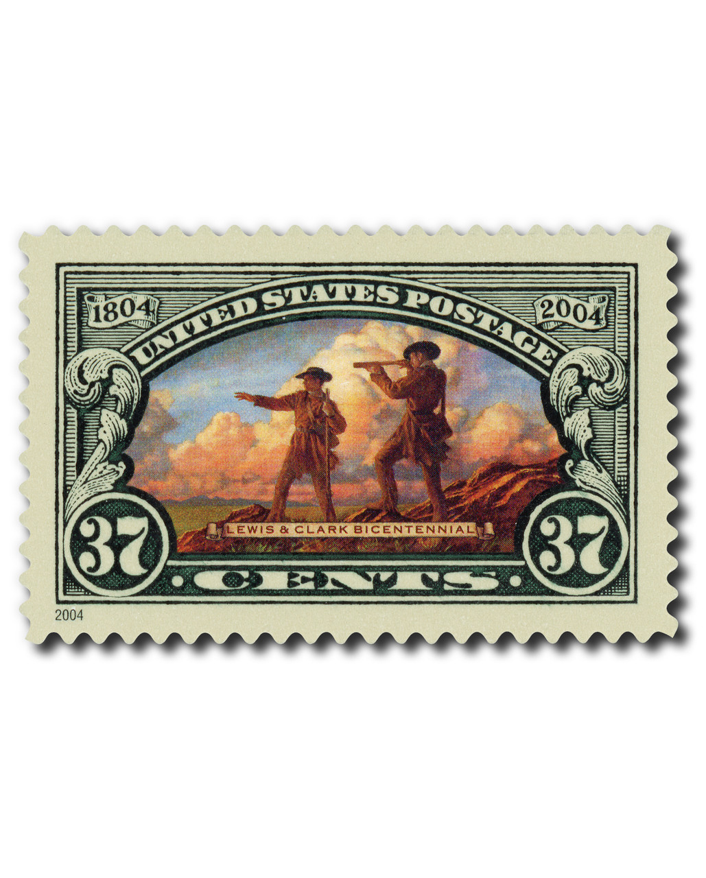 3854 - 2004 37c Lewis & Clark Bicentennial - Mystic Stamp Company