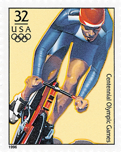 3068e - 1996 32c Olympic Games: Men's Cycling