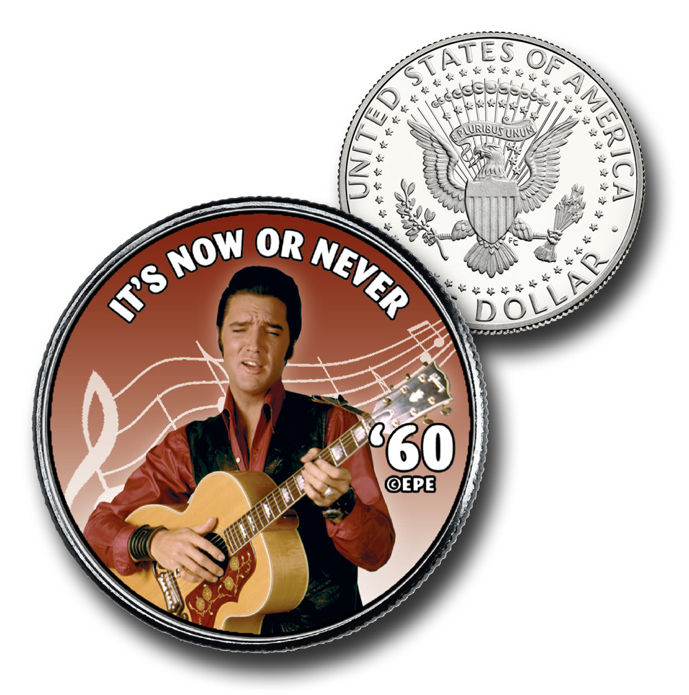 CNS2022 - Elvis Presley "It's Now or Never" US Half Dollar Commemorative Coin