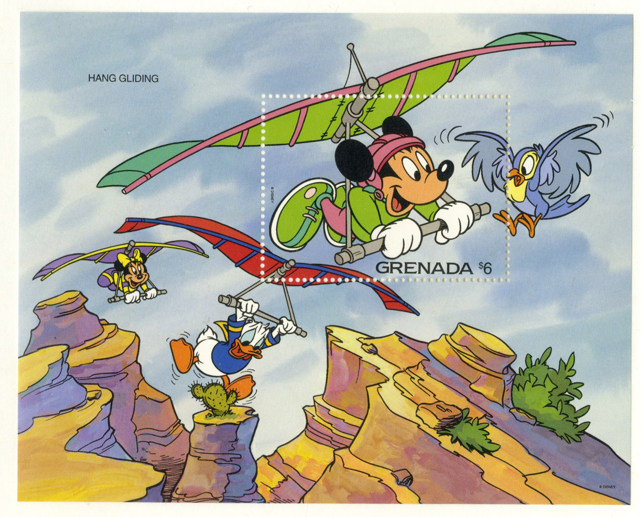 MDS318D - 1992 Disney Friends Try - Thrill Sports, Mint Souvenir