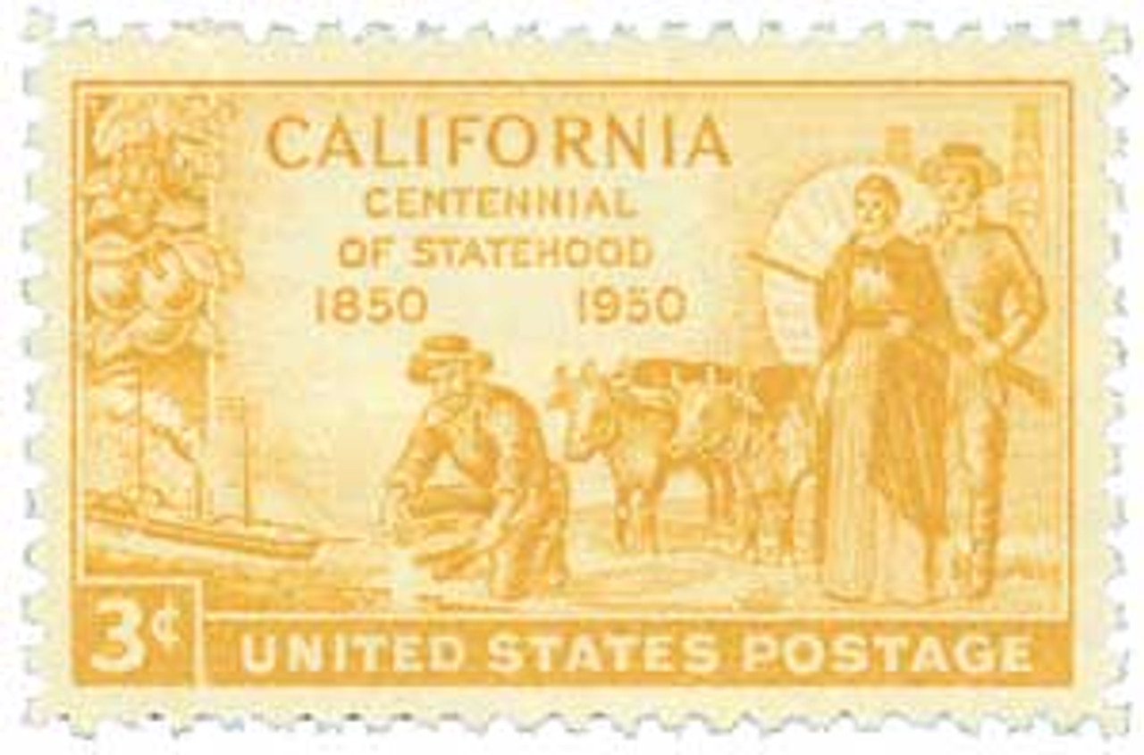 997 - 1950 3c California Statehood Centennial