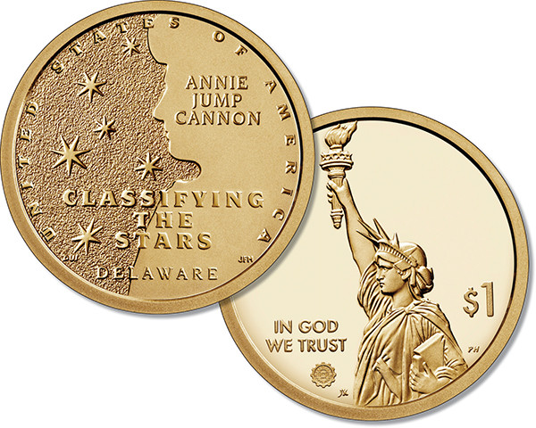 CAI004 - 2019 American Innovation State Dollar, Annie Jump Cannon