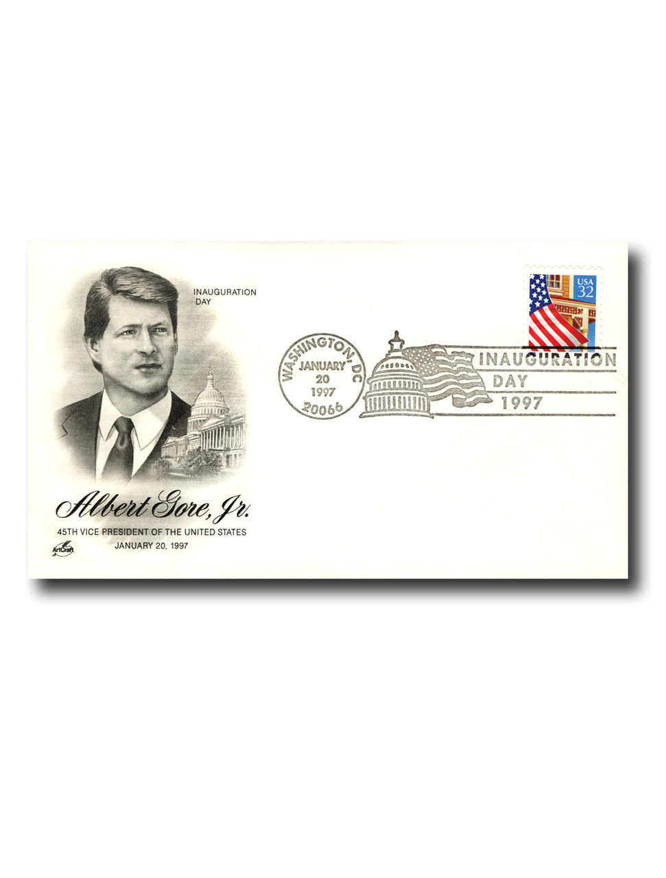 IC 1997V - 1997 Inauguration Cover - Vice-President Albert Gore