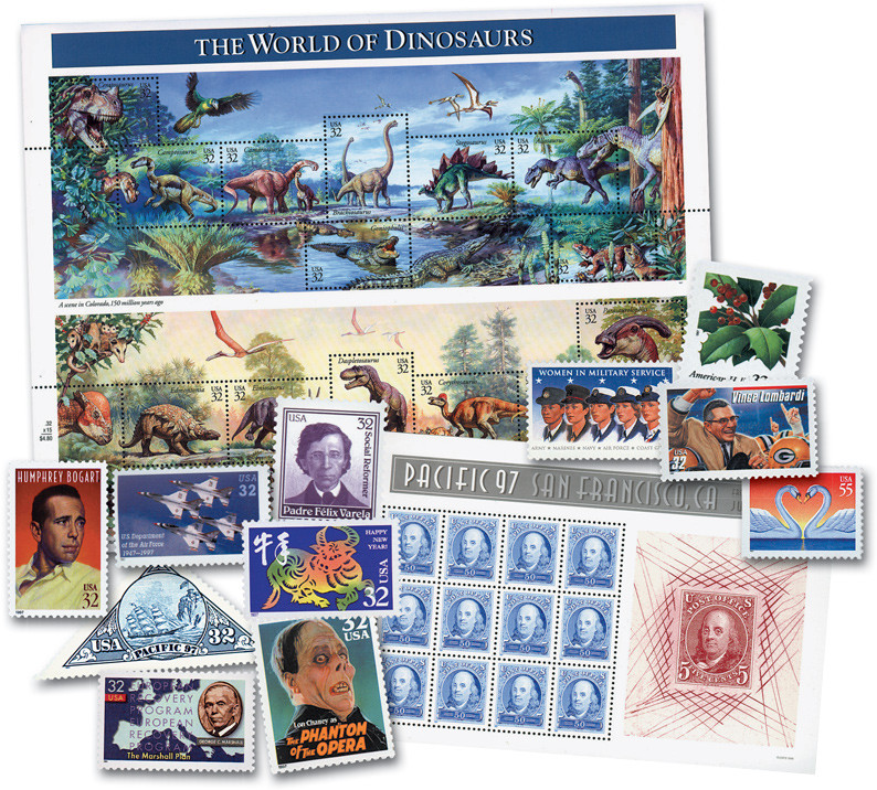 YS1997C - 1997 Complete Commemorative Year Set - 118 Stamps (used