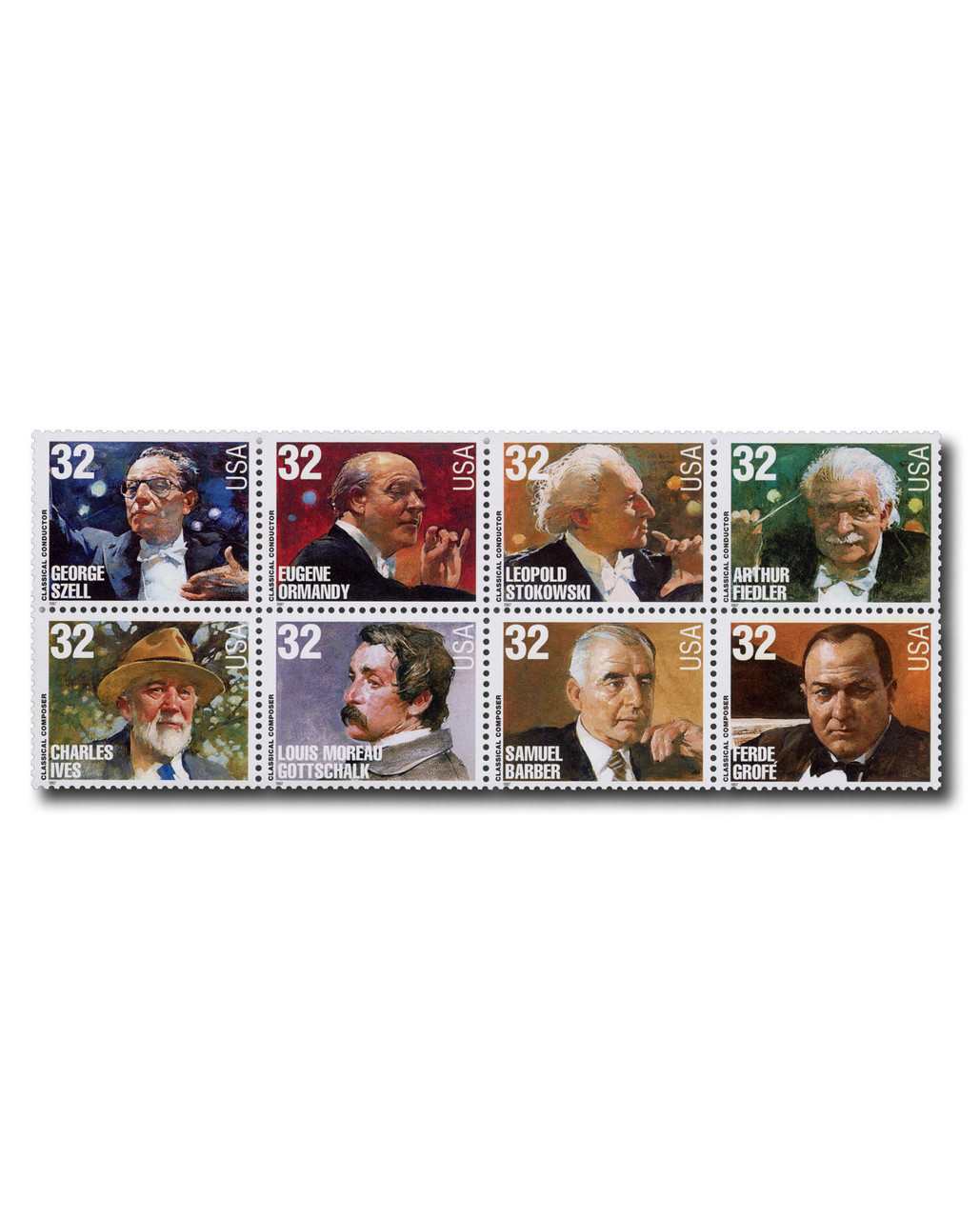 3158-65 - 1997 32c Conductors and Composers