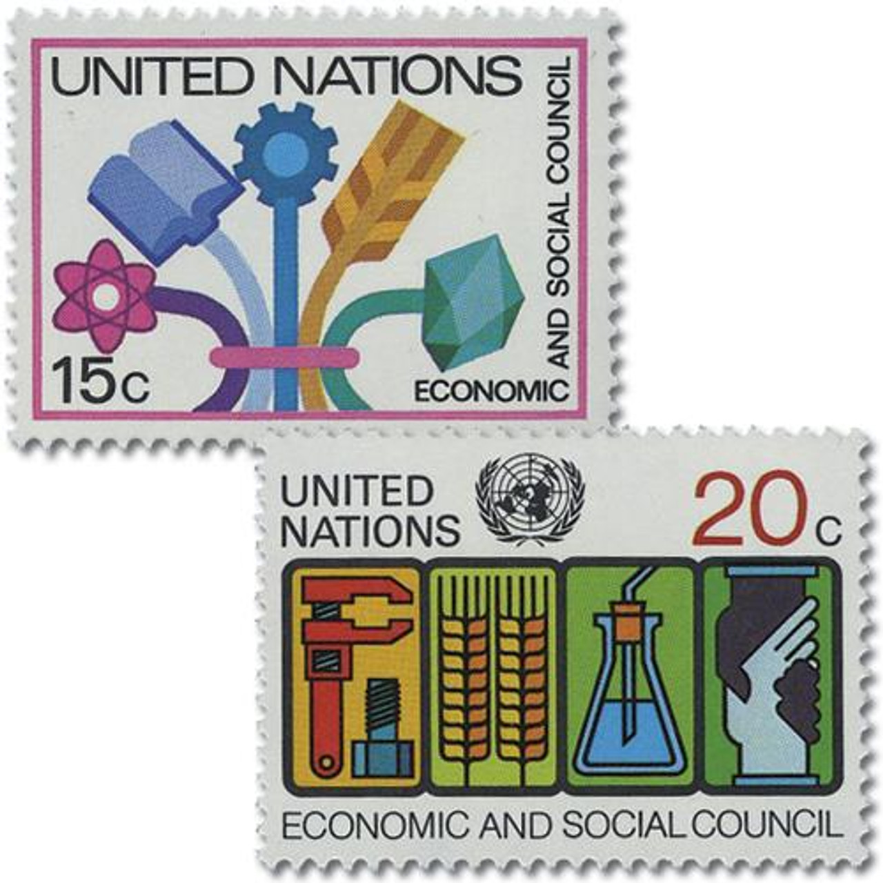 UN341-42 - 1980 Economic and Social Council