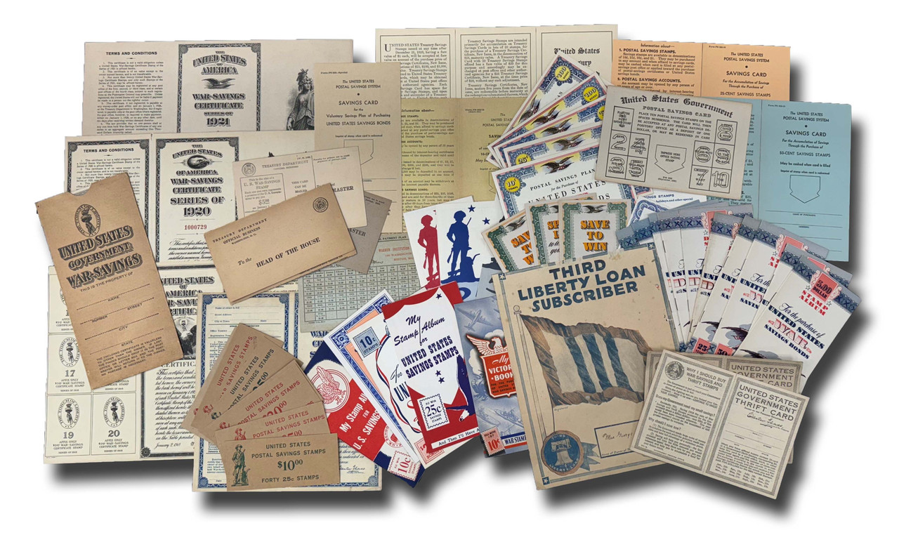 MA1922 - Vintage Booklets to Hold US Savings Stamps - Only 1 Available