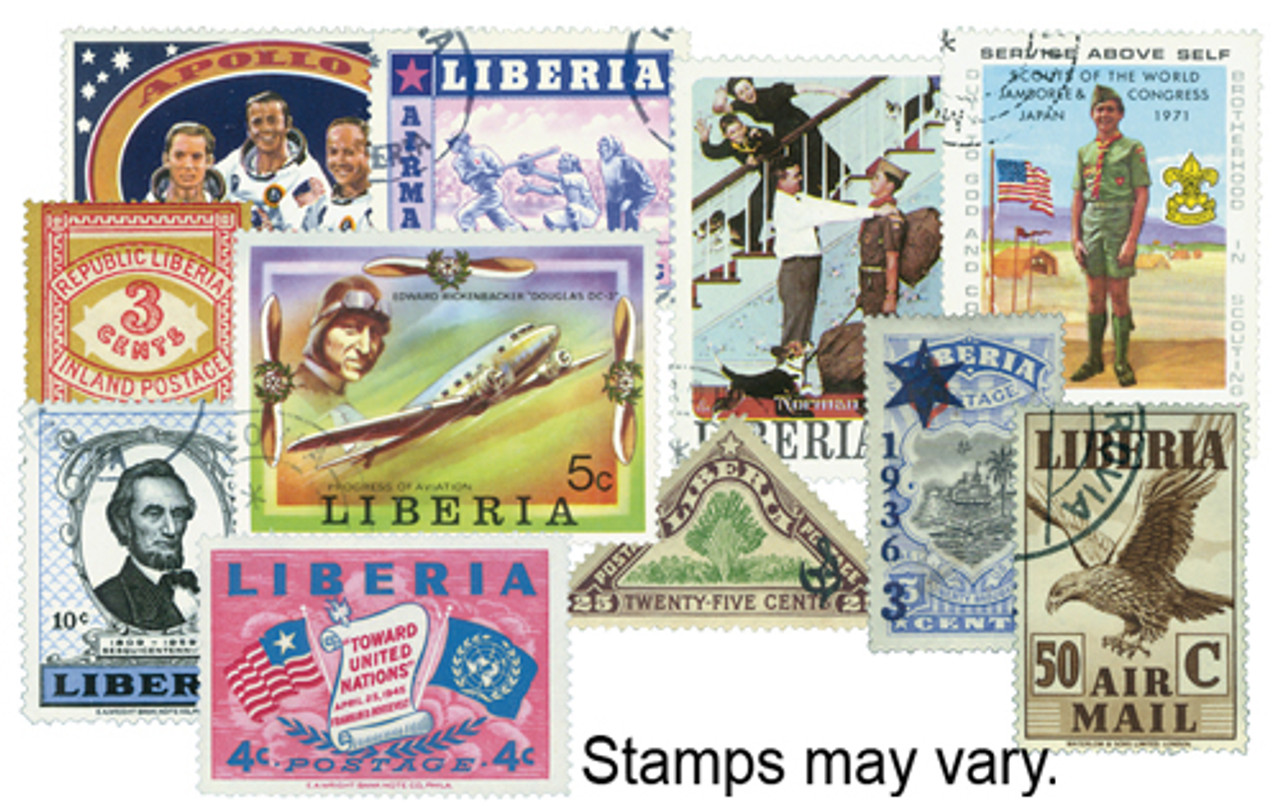 M5256 - Liberia 300 stamps Used