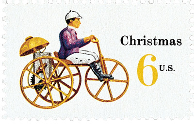 1417 - 1970 6c Christmas Toys-Tricycle