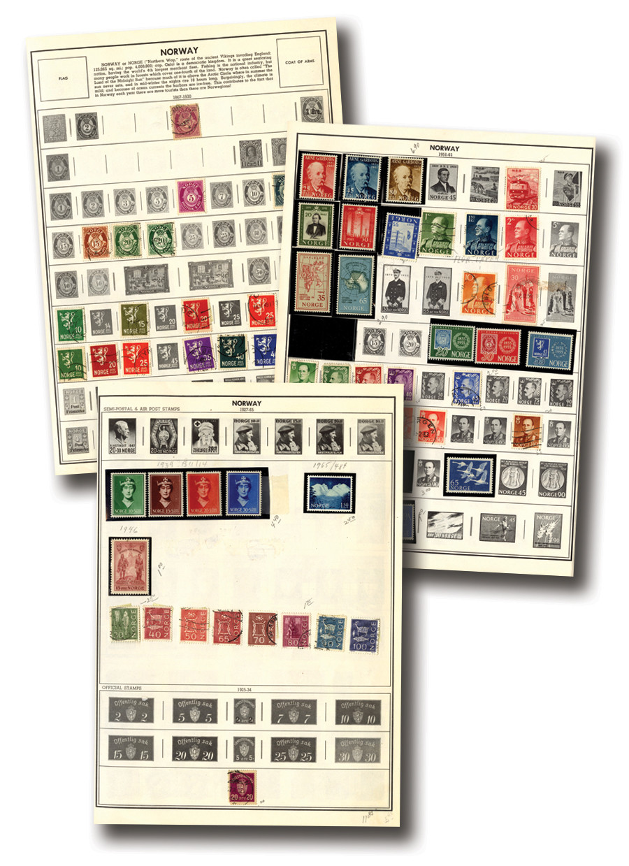 WW605 - 1867-1975 Norway Collection