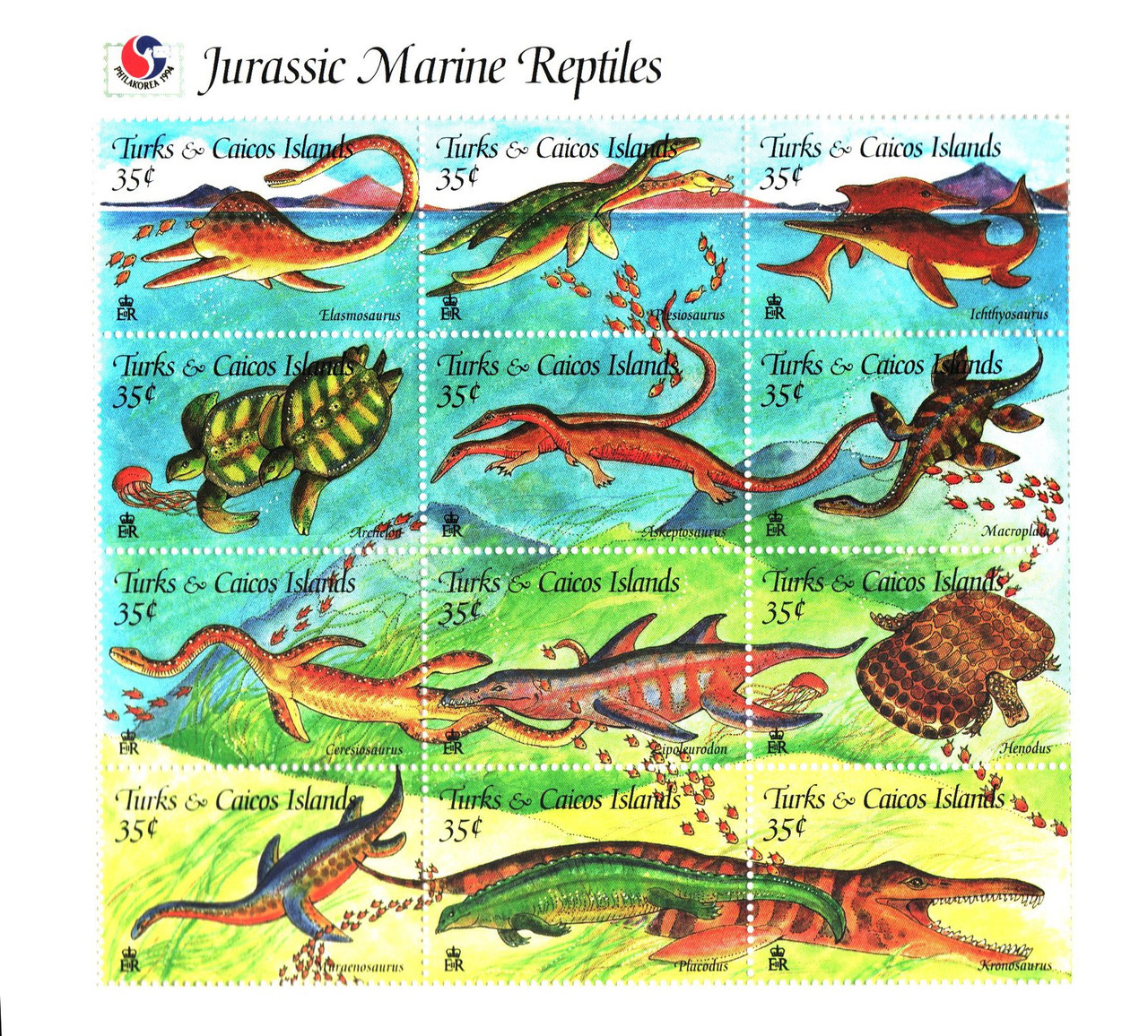 1120 - 1995 Turks & Caicos Islands