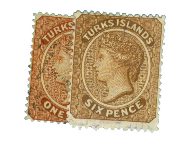 44//46 - 1883-89 Turks Islands