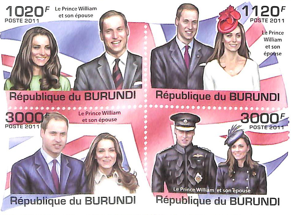 1005a-d - 2011 Burundi
