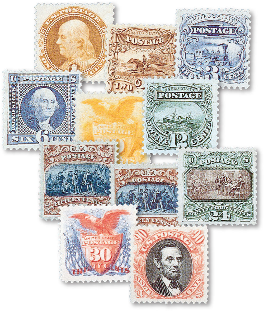赤刺身品 112-22 - 1869 Pictorials, Hard Wove Paper, G Grills, Perf. 12