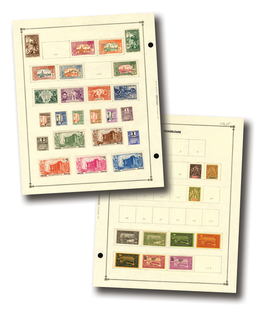 WW474 18921931 Guadeloupe Collection Mystic Stamp Company