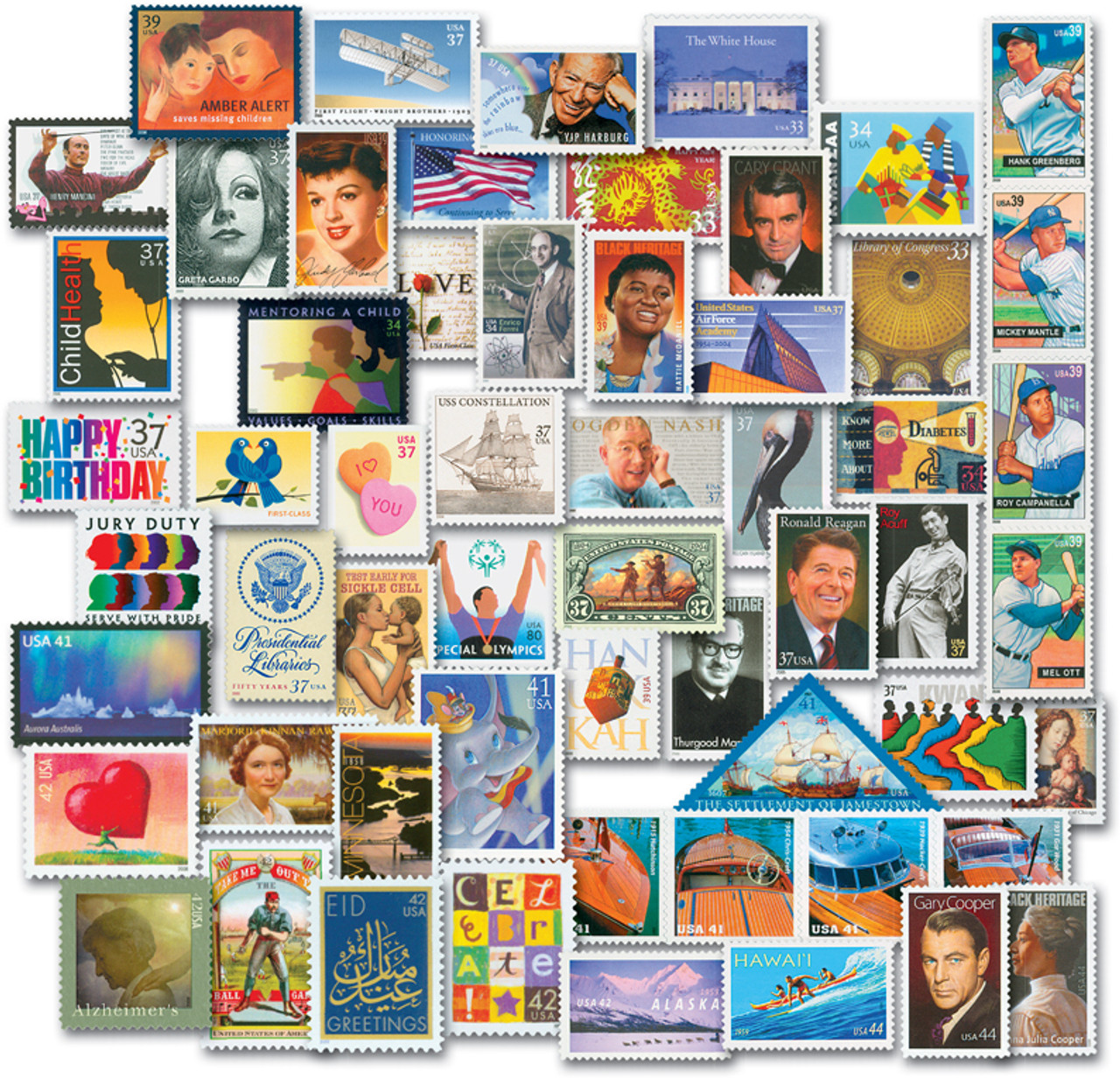 YS2000-09 - 2000s Commemoratives, 490 stamps YS2000-09 - 2000s Commemoratives, 490 stamps