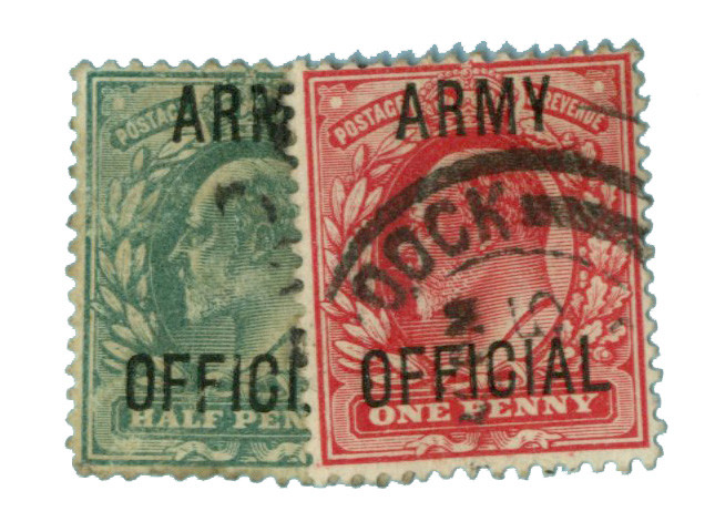こ*こ様  EST. ENGLAND 1759 O59-60 - 1902 Great Britain - Mystic Stamp Company