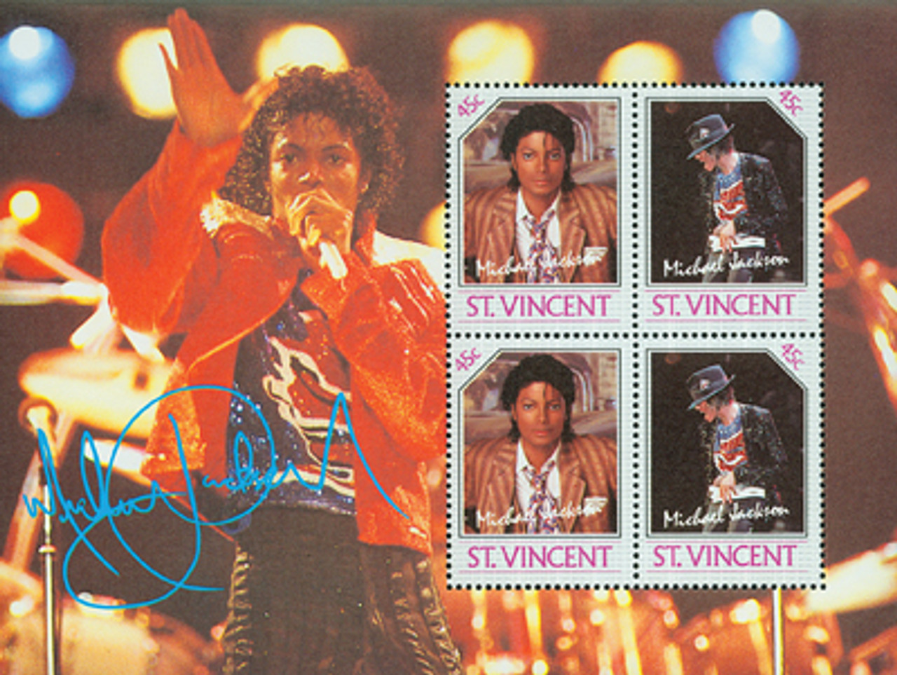 M10399 - 1985 St. Vincent M. Jackson #898 s/s - Mystic Stamp