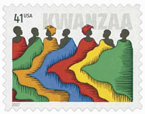 4220 - 2007 41c Kwanzaa