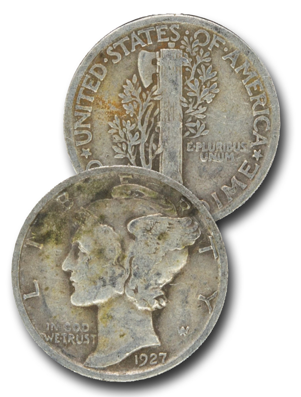 CD-927 - 1927 Mercury Dime - Mystic Stamp Company