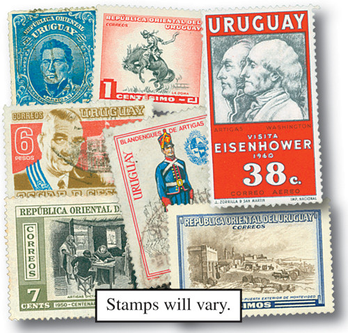 MP1968 - Uruguay, 1000 Different Stamps