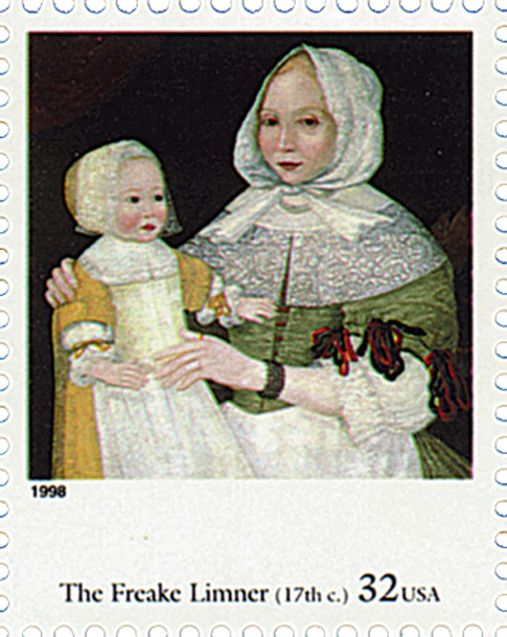 3236b - 1998 32c Four Centuries of American Art: The Freake Limner
