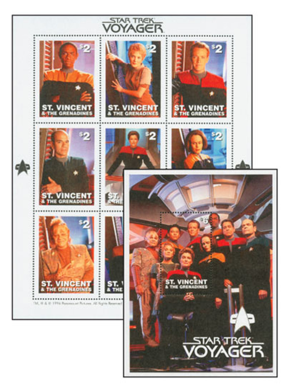 スタートレック　切手その8　Star Trek postage stamp スタートレック』50周年記念切手、ファンがつくるとこうなる