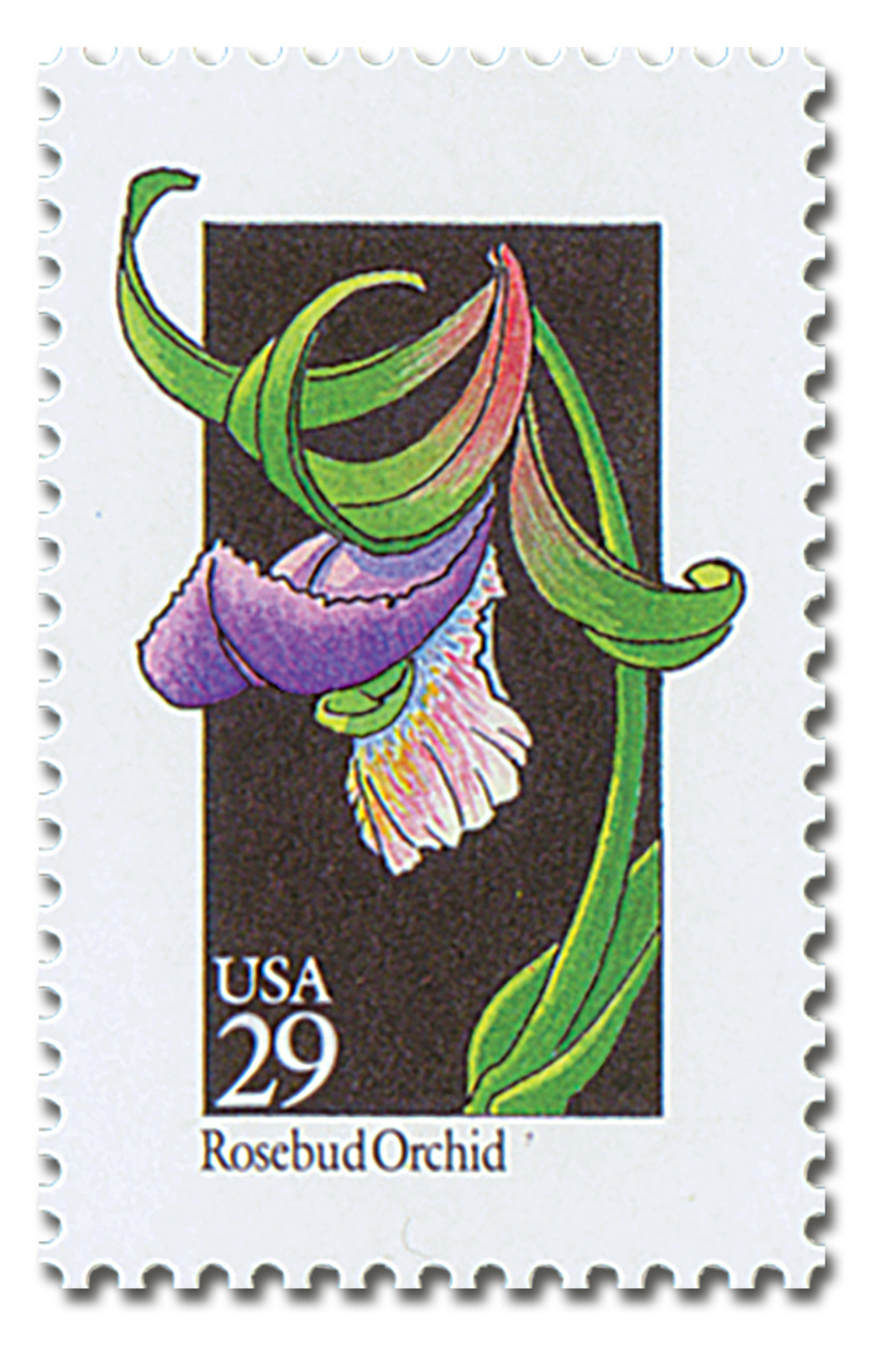 2670 - 1992 29c Wildflowers: Rosebud Orchid - Mystic Stamp Company