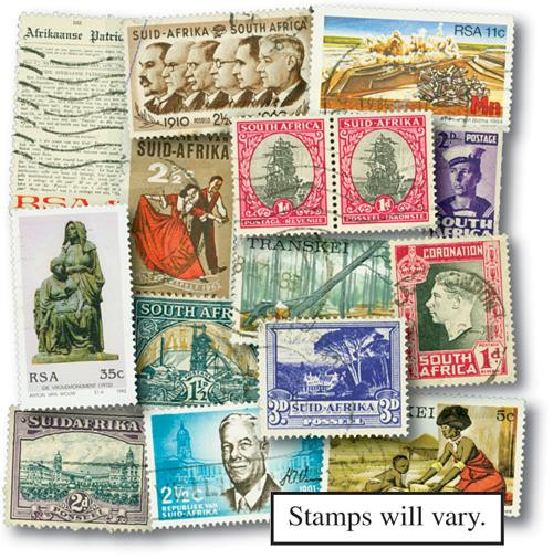 MP1860 - South Africa, 1000 Different Stamps