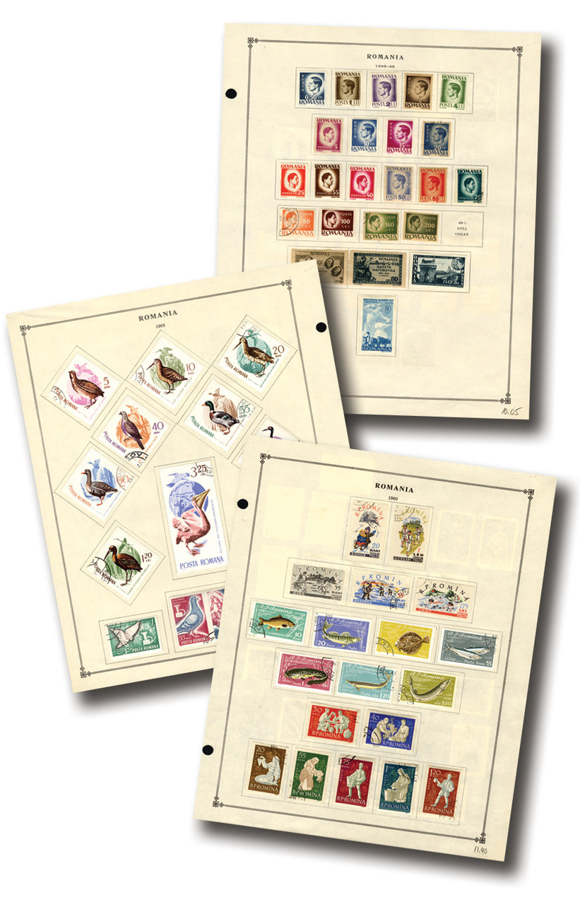 WW666 - 1870s-2001 Romania Collection