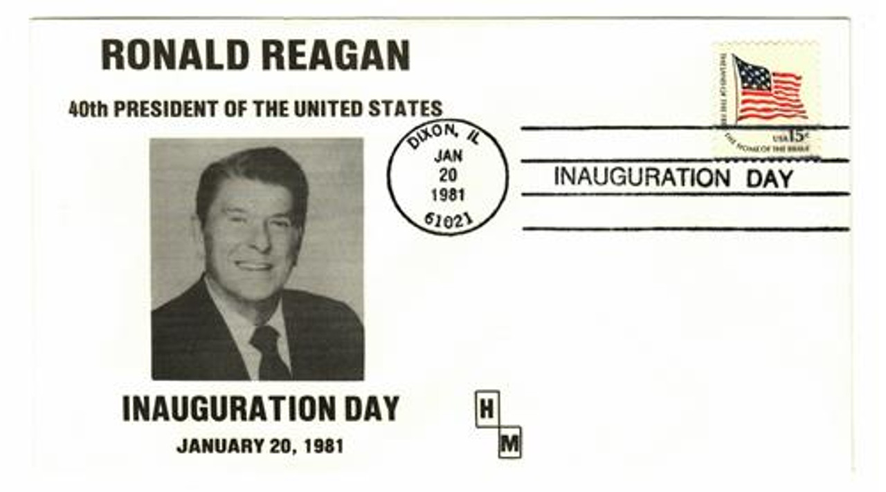 IC 1981 - 1981 Inauguration Cover - President Ronald Reagan