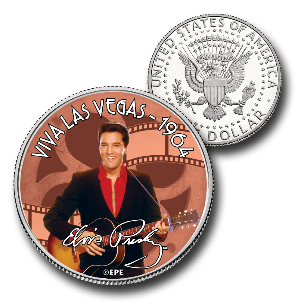 CNS414 - Elvis Presley "Viva Las Vegas" US Half Dollar Commemorative Coin