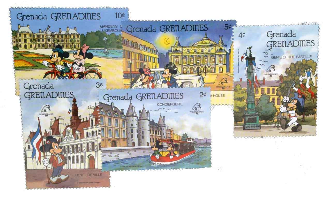 1058-62 - 1989 Grenada Grenadines