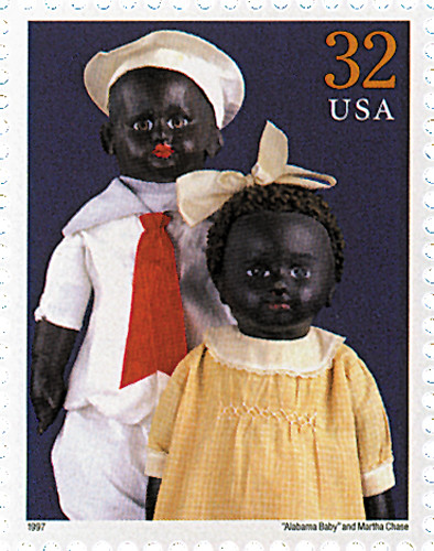 3151a - 1997 32c Classic American Dolls: "Alabama Baby" and Martha Chase Doll