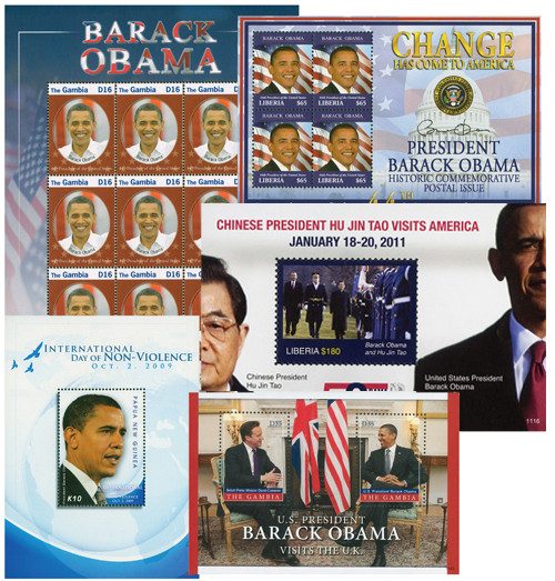 M10908 - Barack Obama Stamp Collection
