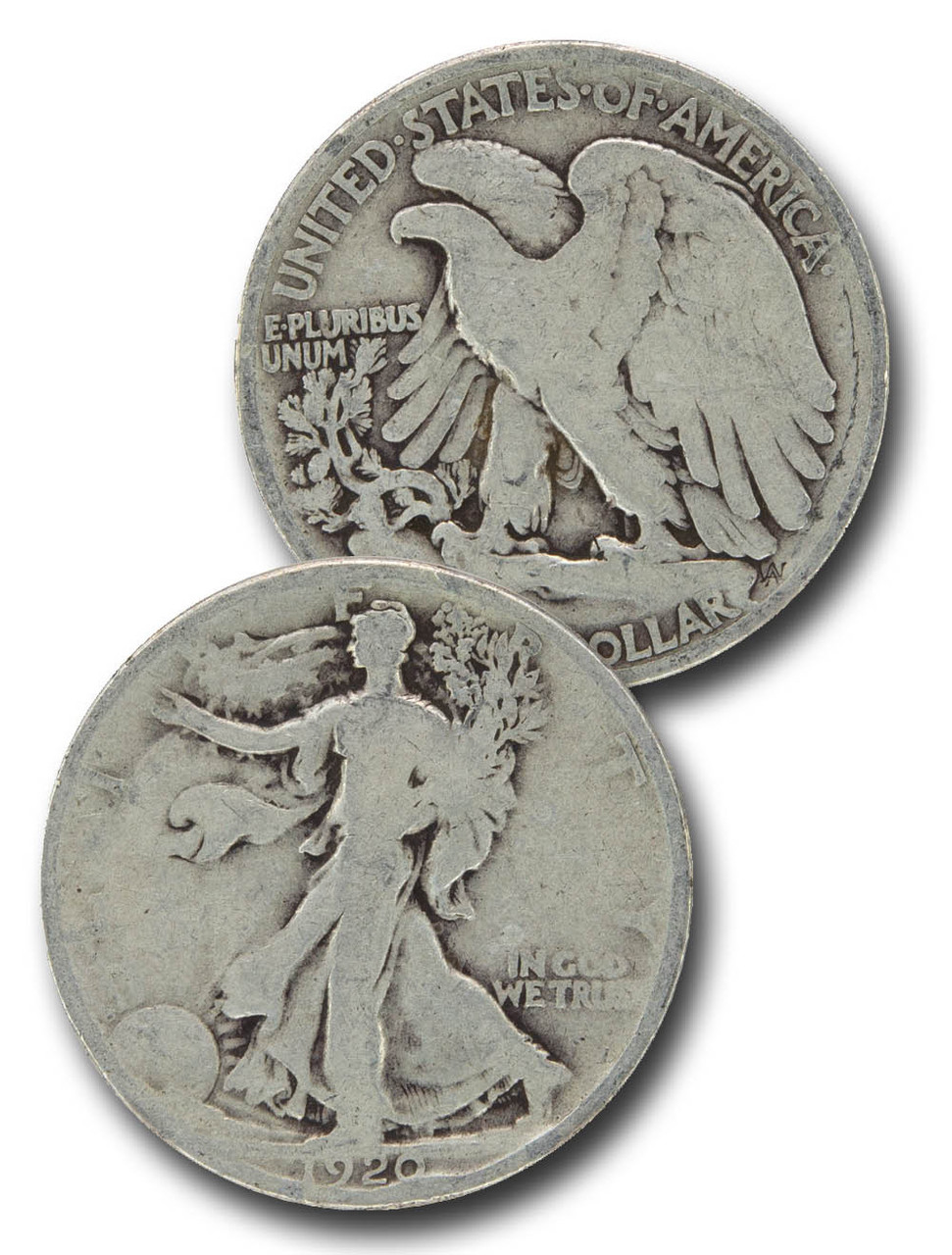 20世紀アメリカ合衆国コレクション CH-920S - 1920-S Walking Liberty Half Dollar - Mystic Stamp Company
