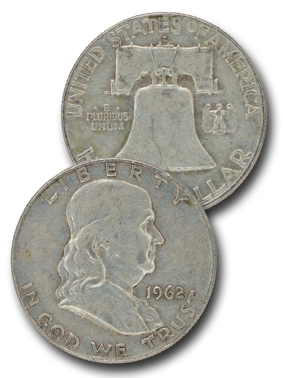 CH-962D - 1962-D Benjamin Franklin Half Dollar - Mystic Stamp Company